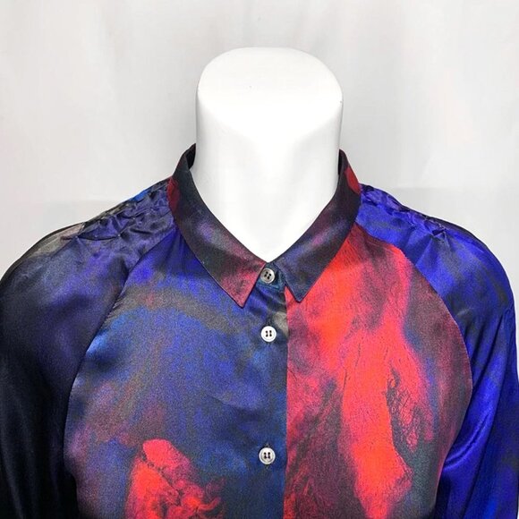 PIAZZA SEMPIONE Saturated silk top - Picture 3 of 7